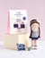 Kit crochet Les Editions de Saxe - Panoplie Lulu école - Lulu Compotine