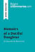 Memoirs of a Dutiful Daughter by Simone de Beauvoir (Book Analysis) : Detailed Summary, Analysis and Reading Guide