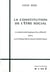 La Constitution de l'Être Social