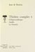 Theatre complet - tome v: l'hypocondriaque. amelie. la doristee