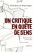 Coffret un critique en quete de sens. ecrits sur l'art (1952-1959