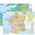 France : Carte administrative et physique (édition 2025)