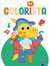 Coloriage - les dinosaures 4+