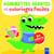 Gommettes géantes et coloriages faciles : Le crocodile