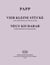 Lajos papp : vier kleine stucke - four little pieces - 4 petites pieces - violoncelle et piano