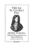 Ode on st. cecilia's day 1692