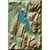Carte en relief d'Annecy
