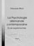 La Psychologie allemande contemporaine - École expérimentale