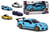 Lot de 4 Porsche carry case - Majorette
