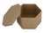 Boîte en carton hexagonale 10x9x6cm - Créalia