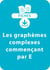 Orthographe CP/CE1 - Les graphèmes complexes commençant par E - Une série de 18 fiches à télécharger