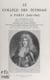 Le collège des Écossais à Paris (1662-1962) - Étude suivie du Compte rendu de l'accueil en France de la délégation de la Franco-Scottish Society à l'occasion du tricentenaire du Collège des Écossais, 1-10 avril 1962