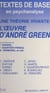 Une théorie vivante : l'œuvre d'André Green - Colloque organisé à Annecy, le 26 mars 1994