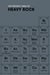 The Periodic Table of HEAVY ROCK
