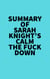 Summary of Sarah Knight's Calm The Fuck Down