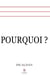 Pourquoi ?