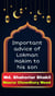 Important advice of Lokman Hakim to his son