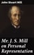 Mr J. S. Mill on Personal Representation