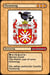 The Polish coat of arms Osmorog. Die adlige polnische Familie Osmorog.