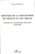 Histoire de la philosophie en France au XIXe siècle - Naissance de la psychologie spiritualiste (1789-1830)
