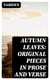Autumn Leaves: Original Pieces in Prose and Verse