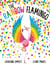 Rainbow flamingo