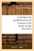 Catalogue des gentilshommes de Lorraine et du duché de Bar (Éd.1863)