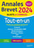 Annales brevet : tout-en-un - 3e - sujets et corrigés (édition 2024)