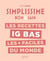 Simplissime : Bon & sain : Les recettes IG bas les + faciles du monde