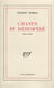 Chants du desespere - (1914-1920)
