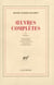 Oeuvres completes - vol01 - proses