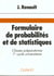 Formulaire de probabilites et de statistiques