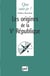 Les origines de la Ve République