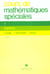 Cours de mathematiques spe t.1 - algebre