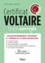 Certificat Voltaire : 20 tests complets corrigés + 2 tests interactifs offerts - un entrainement intensif dans les conditions réelles