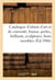 Catalogue d'objets d'art et de curiosite, bijoux, perles, brillants, sculptures, bons meubles