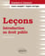 Leçons d'introduction au droit public