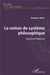 la notion de système philosophique. spinoza et nietzsche