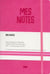 Notes - cuir fuschia