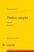 Théâtre complet Tome 2 - comédies