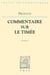 Commentaires sur le Timée - Livre 1