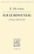 Sur le renouveau, cinq articles