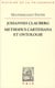 Johannes Clauberg - methodus cartesiana et ontologie