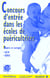 Concours d'entree dans les ecoles de puericultrices