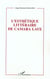 L'ESTHETIQUE LITTERAIRE DE CAMARA LAYE