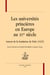 Les universités princières en Europe au XVe siècle