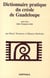 Dictionnaire pratique du créole de Guadeloupe - index francais-créole