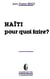 Haïti pour quoi faire ?