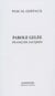 Parole gelée - françois jacqmin