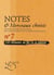 Notes et morceaux choisis n.7 - les chemins de fer ou la liberté ?